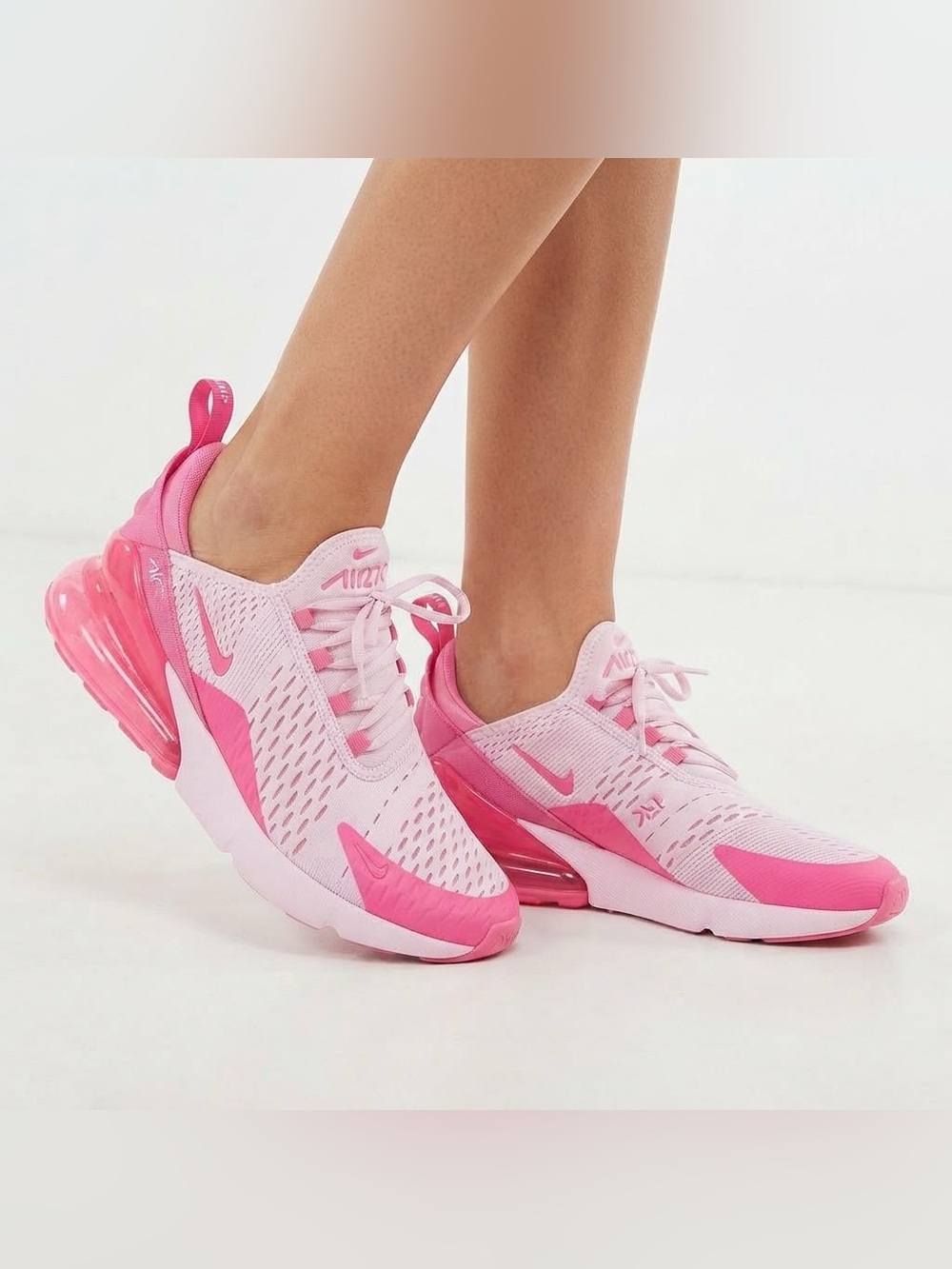 Nike Air Max 270 Pink Foam/Hyper Pink-Pinksicle-White Big Girls